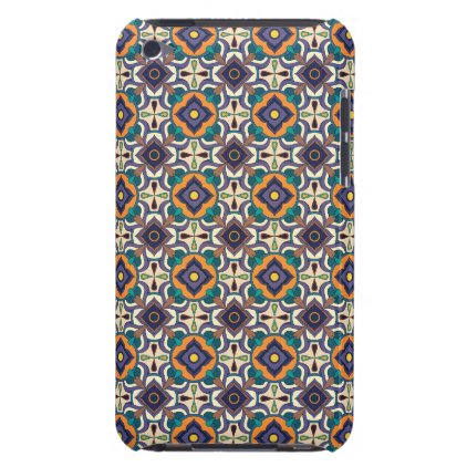 Abstract geometric retro seamless pattern barely there iPod case