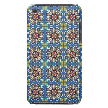 Abstract geometric retro seamless pattern barely there iPod case