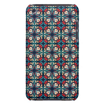 Abstract geometric retro seamless pattern barely there iPod case