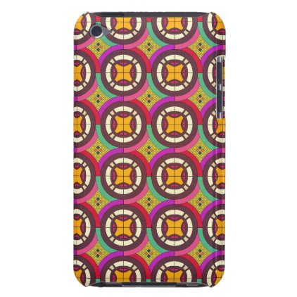 Abstract geometric retro seamless pattern barely there iPod cover