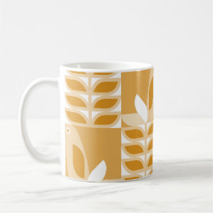 Abstract geometric retro seamless pattern coffee mug