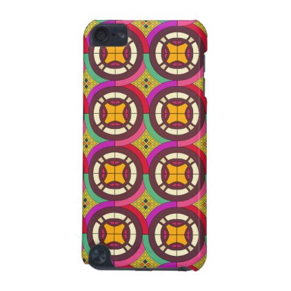 Abstract geometric retro seamless pattern iPod touch 5G cover