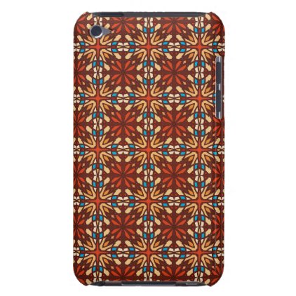 Abstract geometric retro seamless pattern iPod touch case