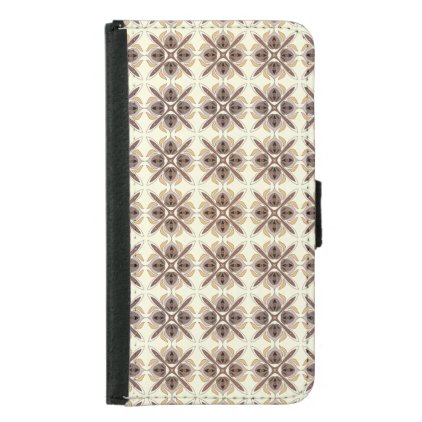 Abstract geometric retro seamless pattern samsung galaxy s5 wallet case