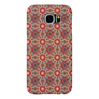 Abstract geometric retro seamless pattern samsung galaxy s6 case