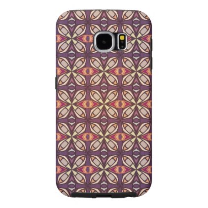 Abstract geometric retro seamless pattern samsung galaxy s6 case