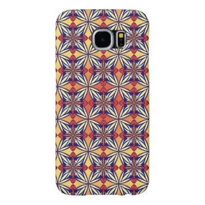 Abstract geometric retro seamless pattern samsung galaxy s6 case