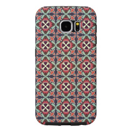 Abstract geometric retro seamless pattern samsung galaxy s6 case