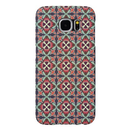 Abstract geometric retro seamless pattern samsung galaxy s6 case