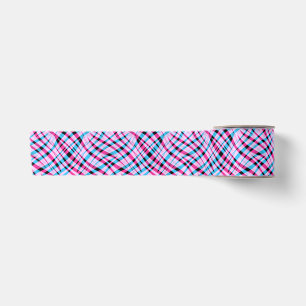 Abstract, geometric satin ribbon