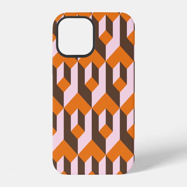 Abstract geometric seamless design. iphone case (Back)