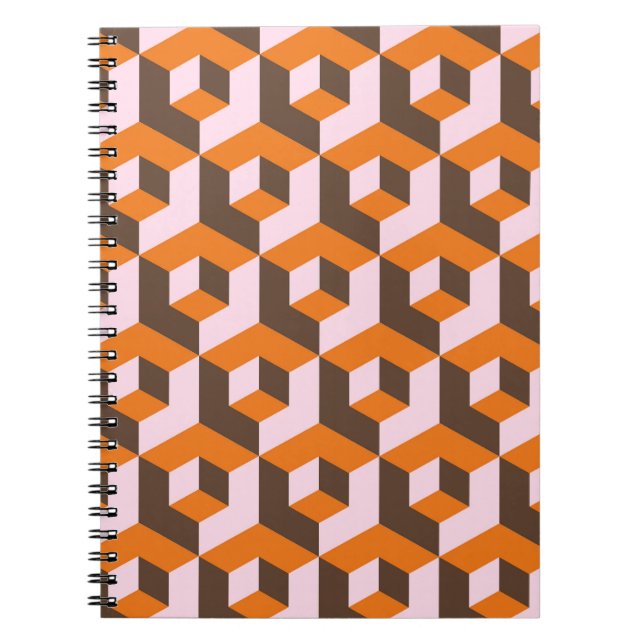 Abstract geometric seamless design. notebook (Front)