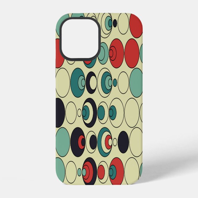 Abstract geometric seamless pattern design. iphone case (Back)