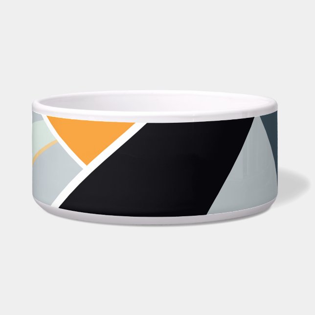 Abstract Geometric Shape 2 Bowl (Front)