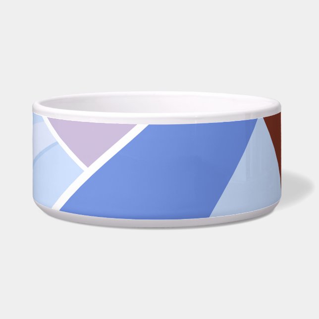 Abstract Geometric Shape 3 Bowl (Front)