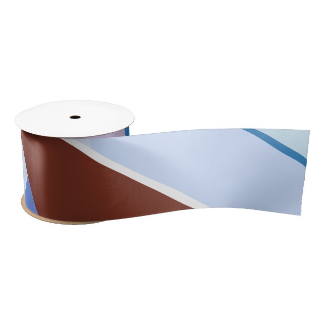 Abstract Geometric Shape 3 Satin Ribbon (Spool)