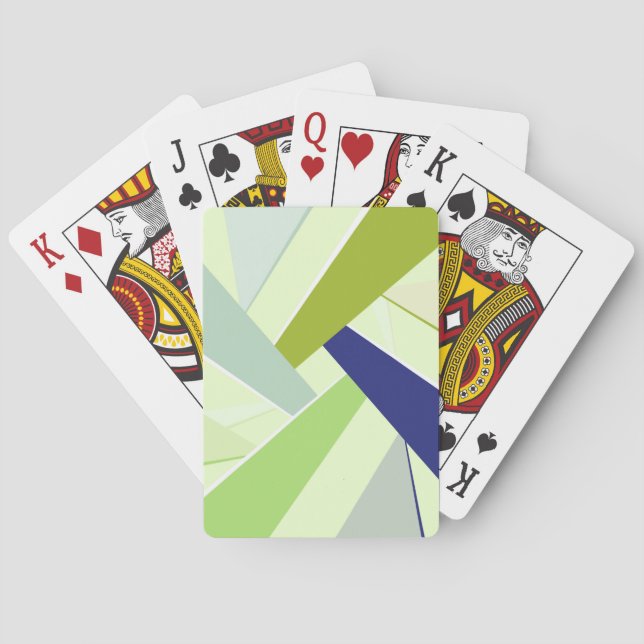 Abstract Geometric Shape 4 Poker Cards (Back)