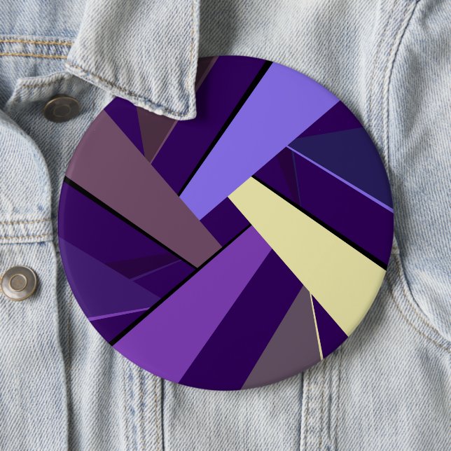 Abstract Geometric Shape 5 Button (In Situ)