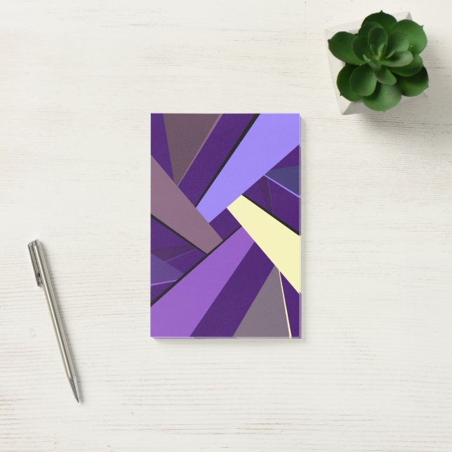 Abstract Geometric Shape 5 Post-it Notes (Office)