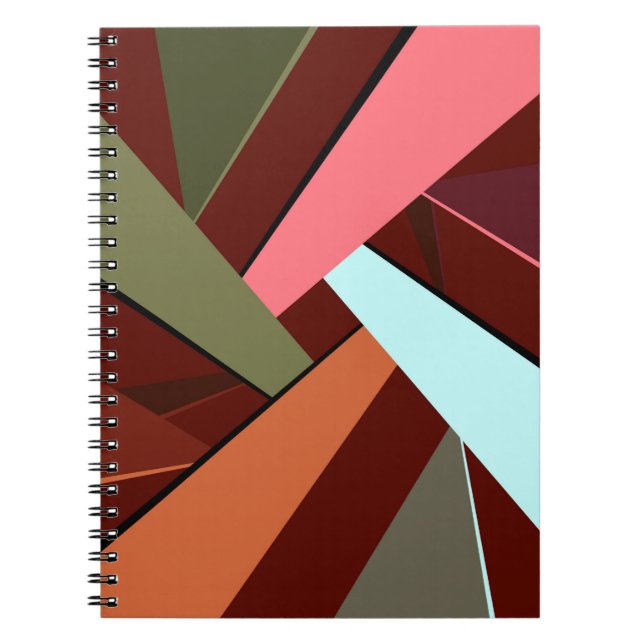 Abstract Geometric Shape 7 Notebook (Front)