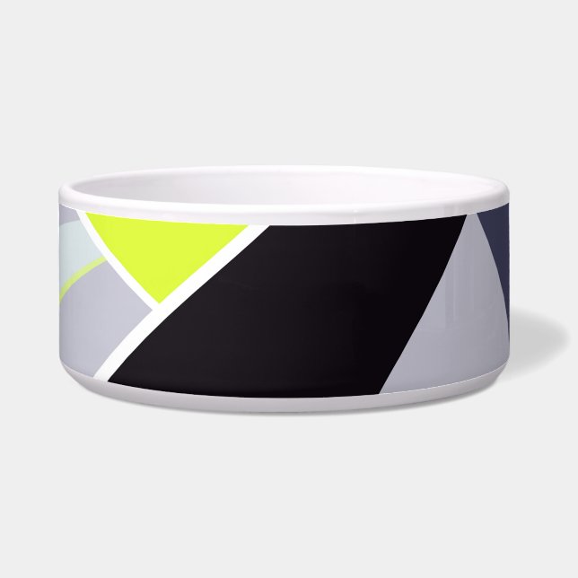 Abstract Geometric Shape 8 Bowl (Front)