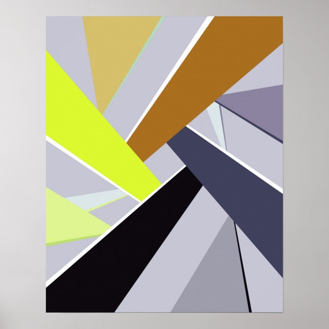 Abstract Geometric Shape 8 Poster (Front)