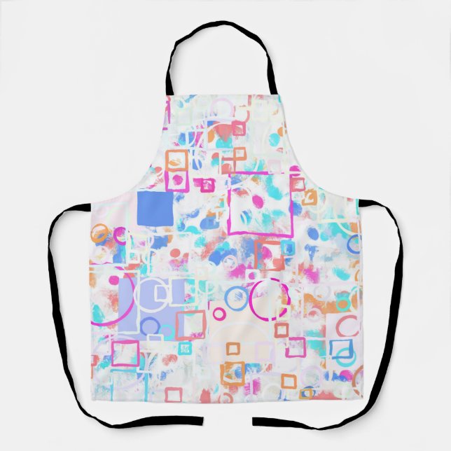 Abstract Geometric Shapes Apron (Front)