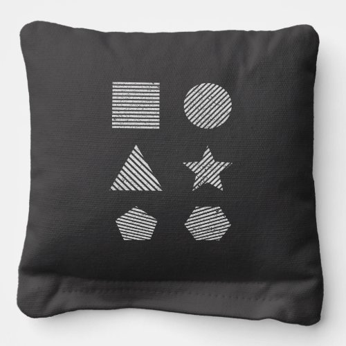 Abstract Geometric Shapes Cornhole Bags