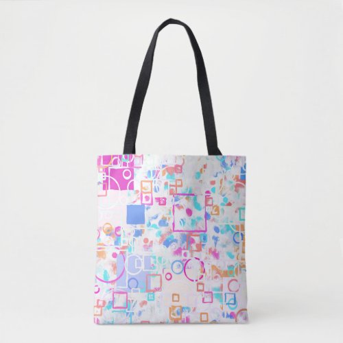Abstract Geometric Shapes Tote Bag
