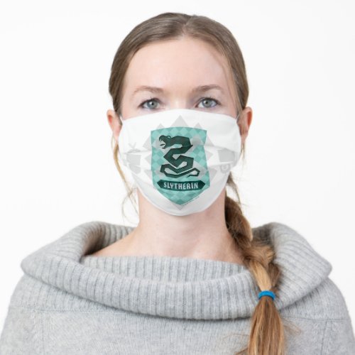 Abstract Geometric SLYTHERIN Crest Adult Cloth Face Mask