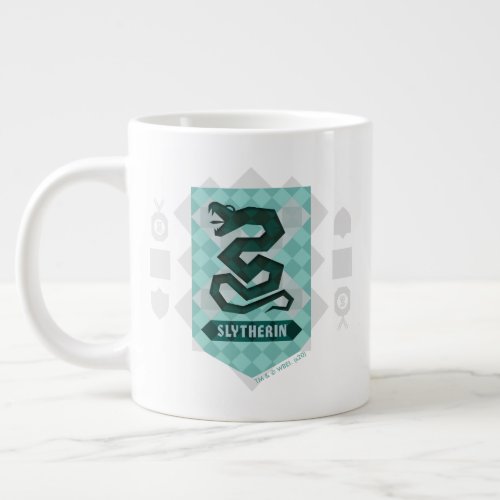Abstract Geometric SLYTHERINâ Crest Giant Coffee Mug
