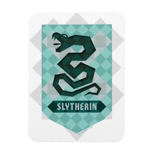 Abstract Geometric SLYTHERINâ Crest Magnet