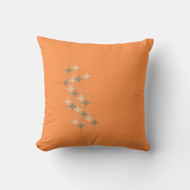 Abstract Geometric Square Pillow (Front)