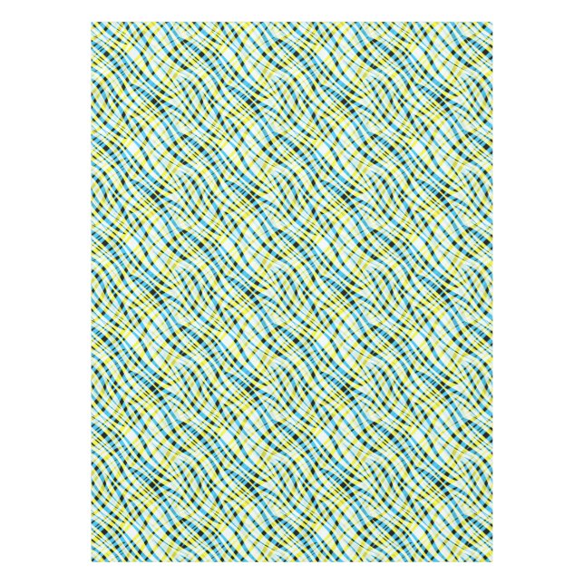 Abstract, geometric tablecloth (Front)
