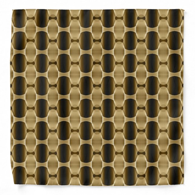 Abstract geometric texture bandana (Front)