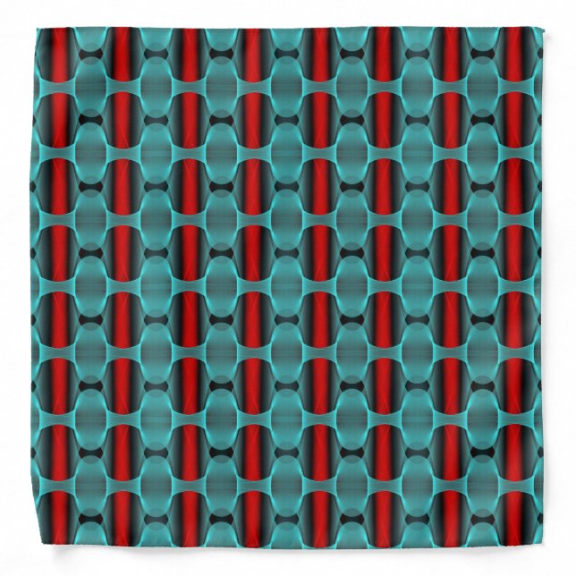 Abstract geometric texture bandana (Front)