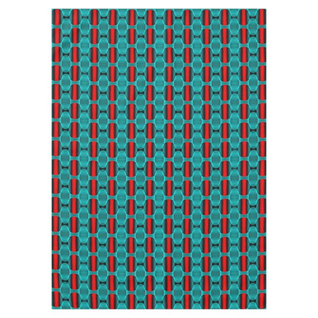 Abstract geometric texture tablecloth (Front)