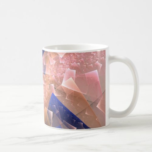 Abstract geometric textured decoration coffee mug