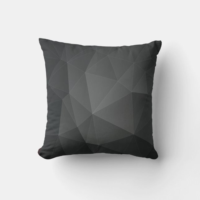 Abstract geometric throw pillow (Front)