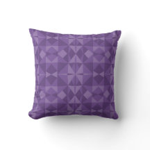 Abstract Geometric Triangle Pattern Throw Pillow