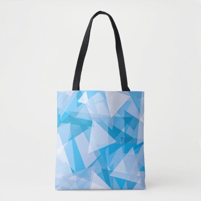 Abstract Geometric Triangle Pattern | Tote Bag (Front)