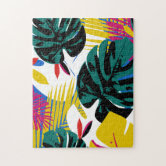 Tropical Plant. Monstera Jigsaw Puzzle | Zazzle