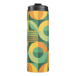 Abstract geometric vintage pattern in Scandinavian Thermal Tumbler