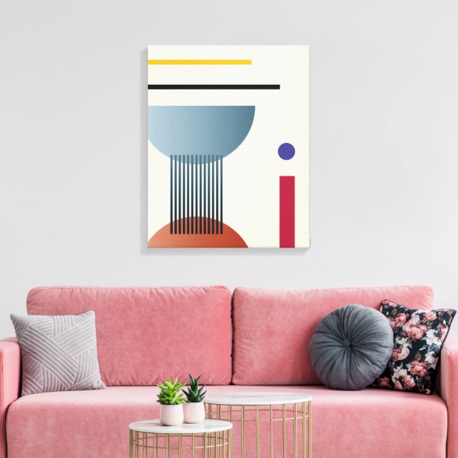 Abstract geometric wall art  (Insitu(LivingRoom))