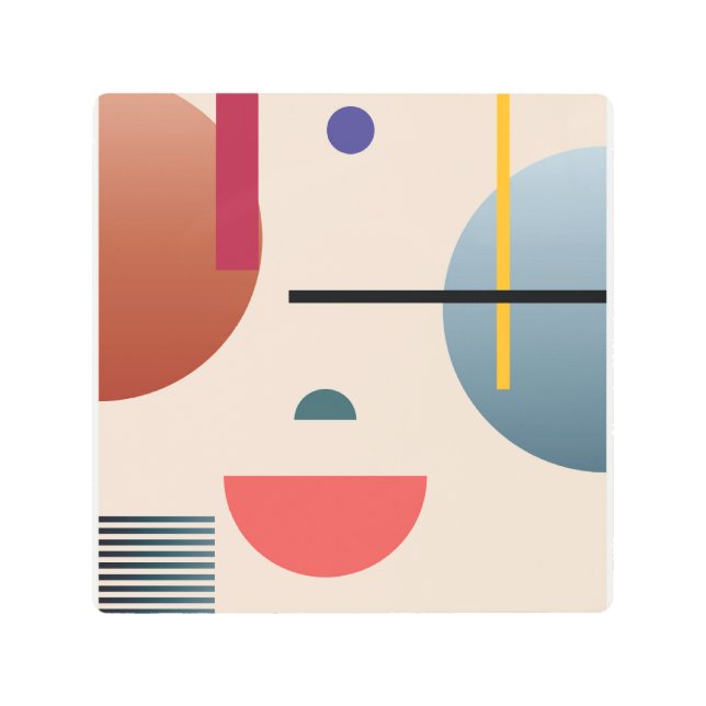 Abstract geometric wall art  (Front)