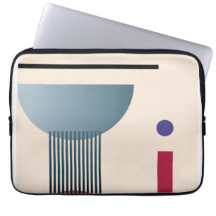 Abstract geometric wall art laptop sleeve