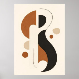 Abstract Geometric Wall Art | Mid Century Modern