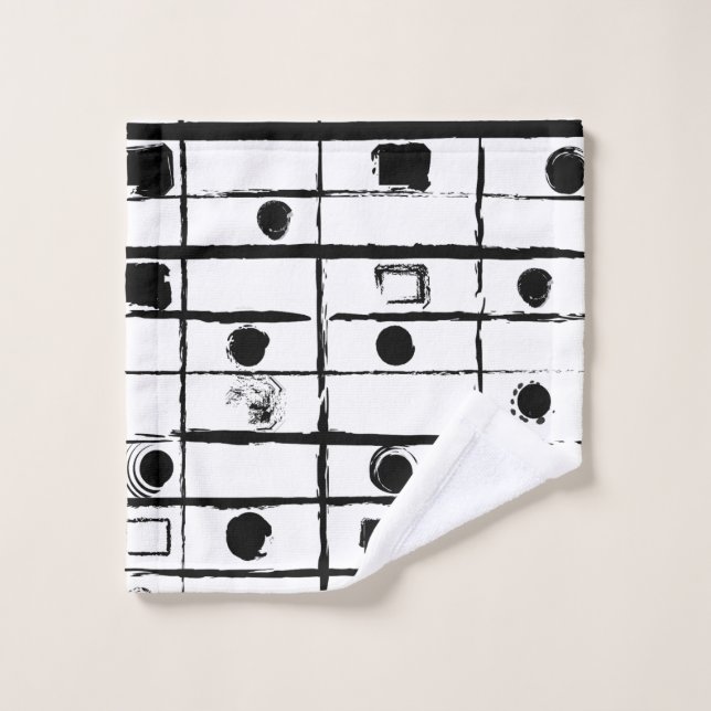 abstract geometric  wash cloth (Wash Cloth)
