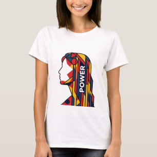 Abstract Geometric Woman   Women's T-Shirts