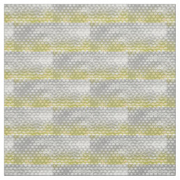 Abstract Geometric Yellow Grey Chevron Modern Fabric